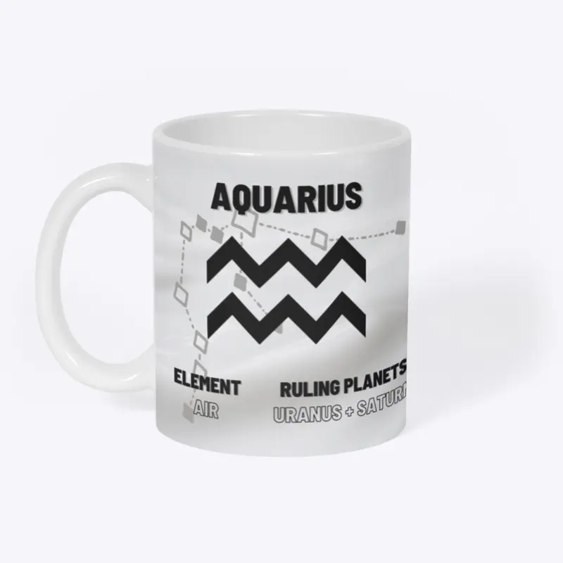 Zodiac Mug ☆ Aquarius